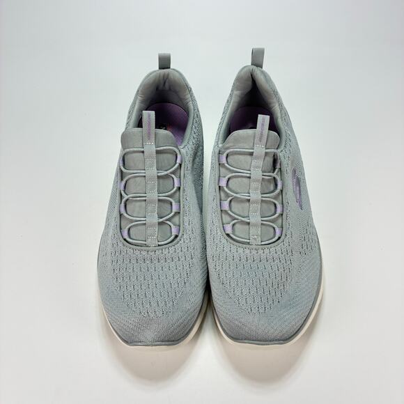 Skechers Summits Grey Knit Slip On Running Shoes 179052WR Women's Size 10 - Picture 3 of 10